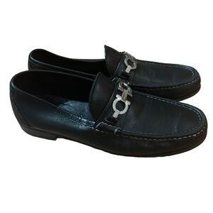 Salvatore Ferragamo Black Loafers